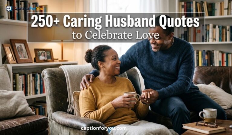250+ Caring Husband Quotes to Celebrate Love
