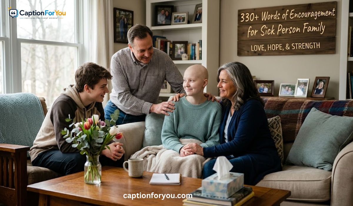 330+ Words of Encouragement for Sick Person Family