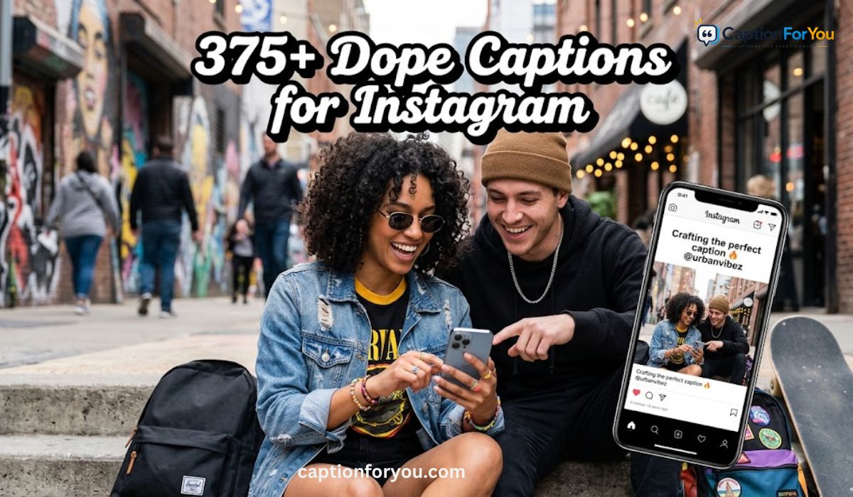 375+ Dope Captions for Instagram