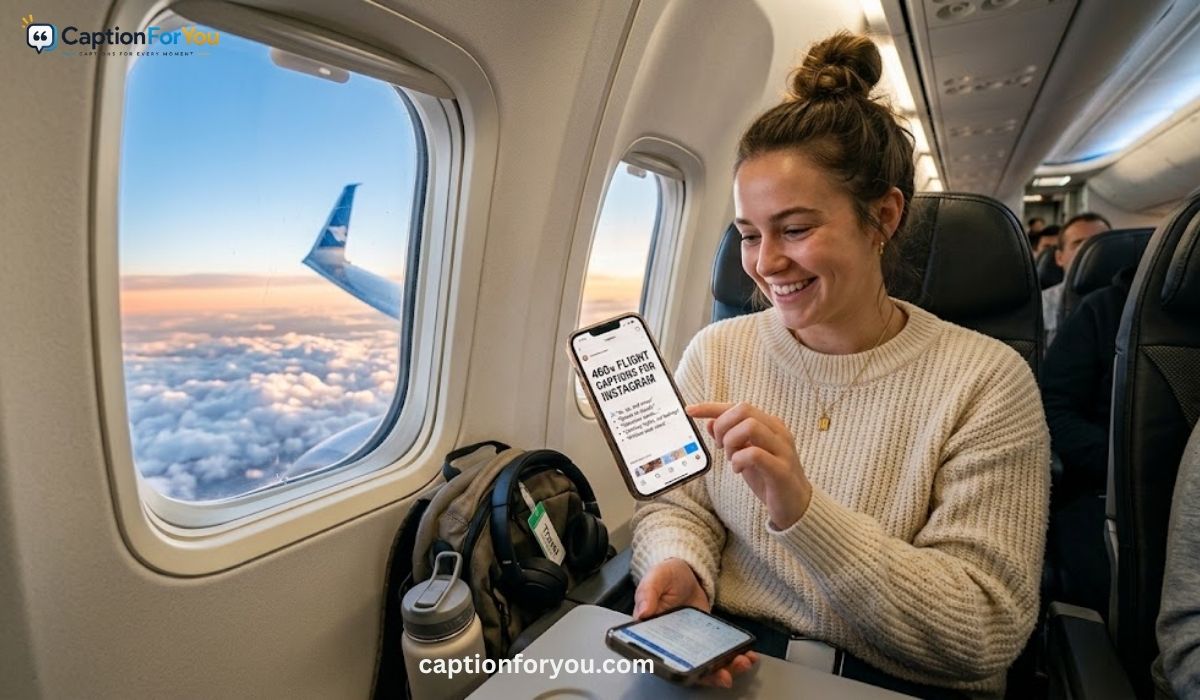 460+ Flight Captions for Instagram
