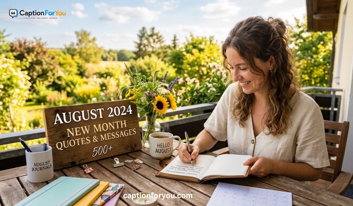 500+ New Month August Quotes and Messages