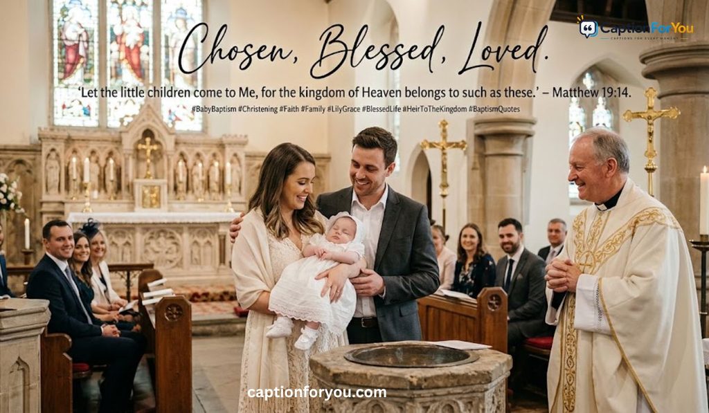 Baby Baptism Instagram Quotes