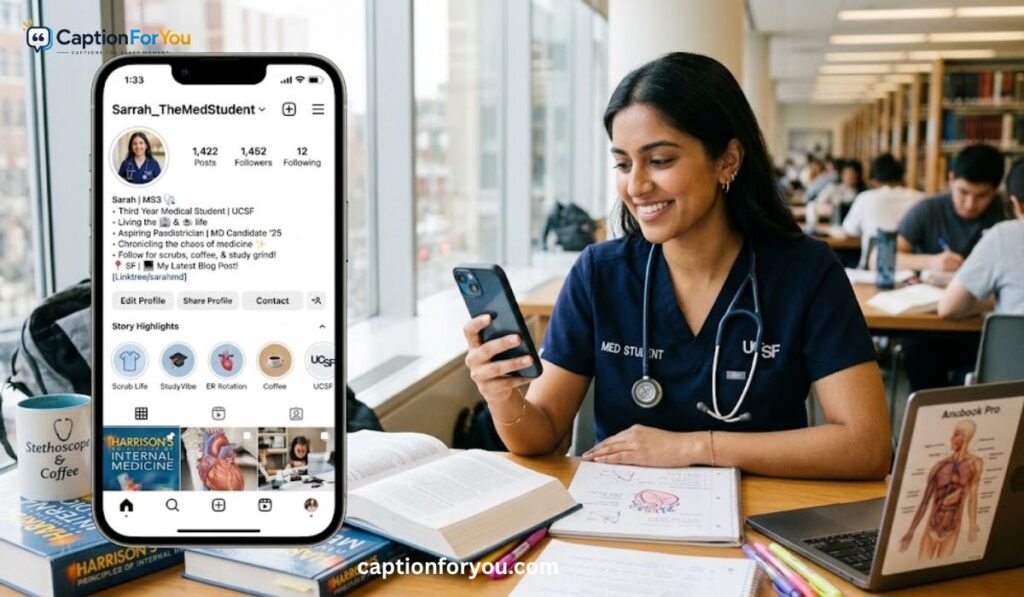 Bio for Med Students on Instagram