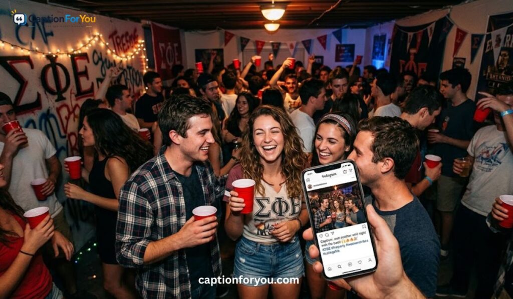Frat Party Instagram Captions