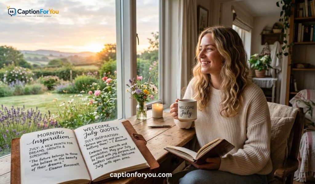 Morning Inspiration Welcome July Quotes