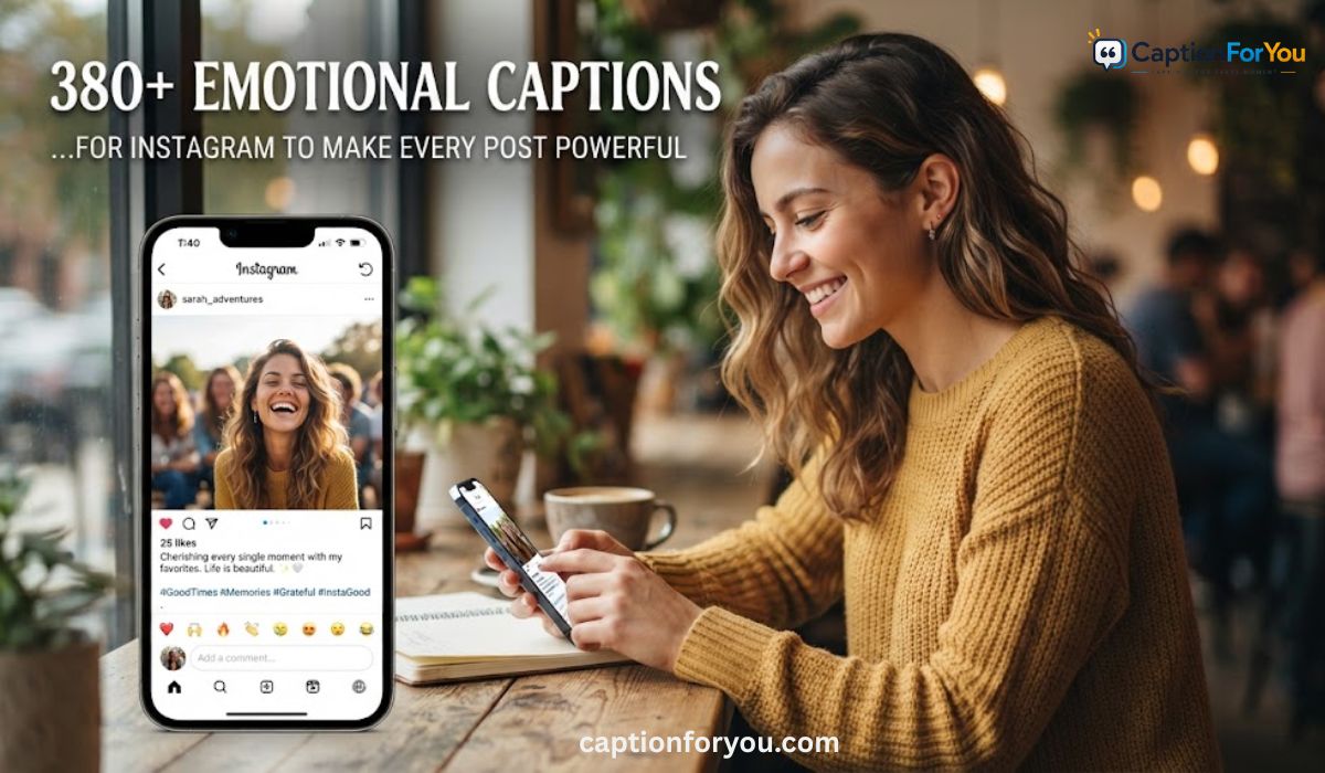 380+ Emotional Captions for Instagram To Make Every Post Powerful