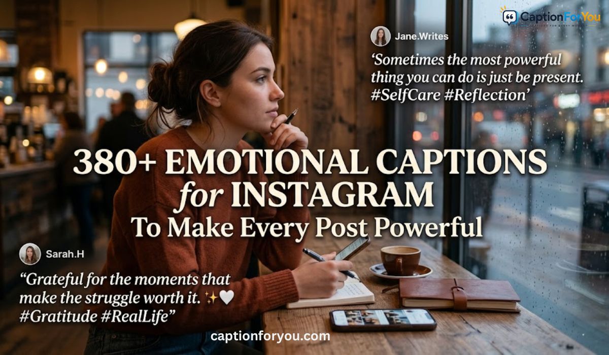 380+ Emotional Captions for Instagram To Make Every Post Powerful