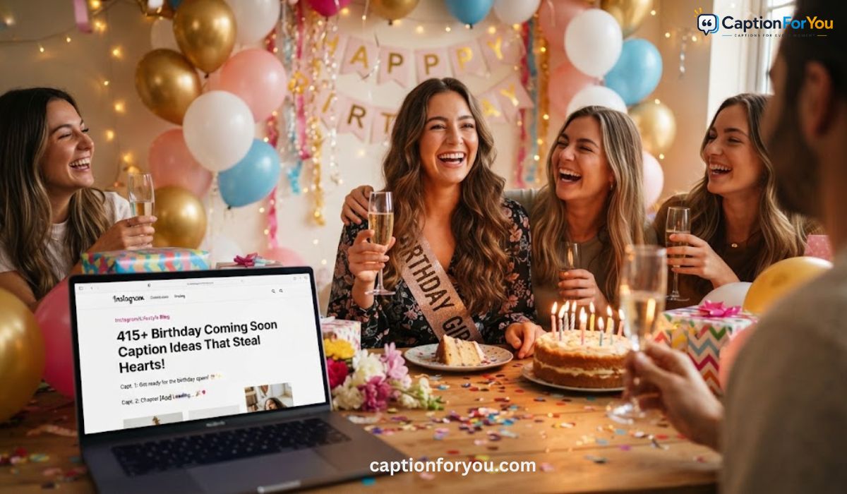 415+ Birthday Coming Soon Caption Ideas That Steal Hearts!