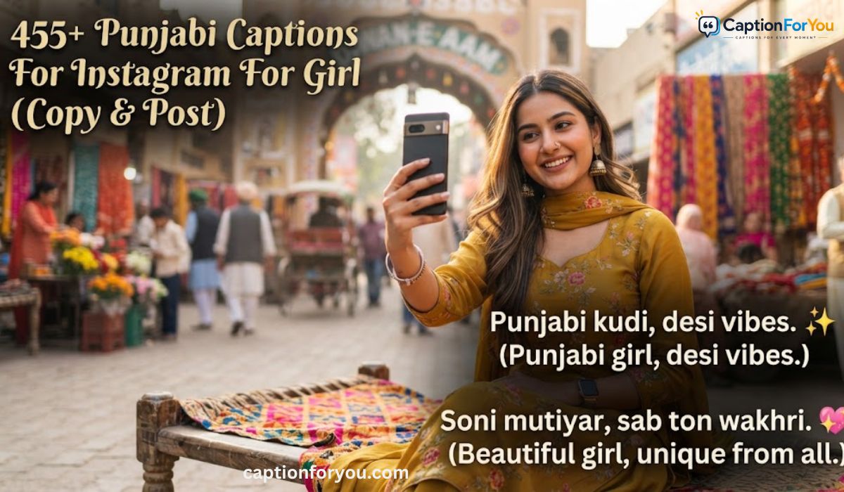 455+ Punjabi Captions For Instagram For Girl (Copy & Post)
