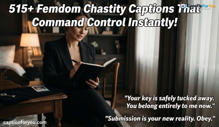 515+ Femdom Chastity Captions That Command Control Instantly!