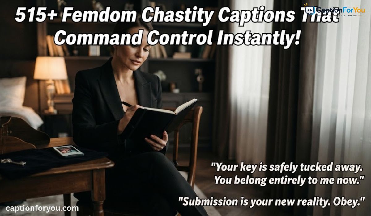 515+ Femdom Chastity Captions That Command Control Instantly!