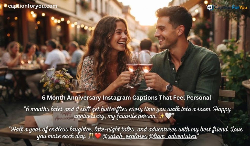 6 Month Anniversary Instagram Captions That Feel Personal