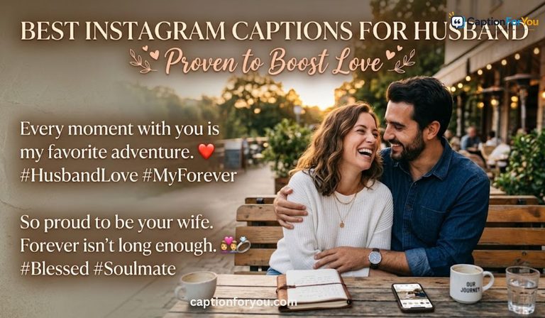 Best Instagram Captions For Husband Proven to Boost Love