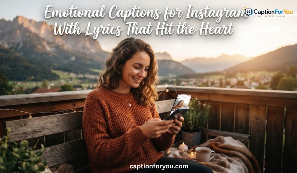 Emotional Captions for Instagram With Lyrics That Hit the Heart