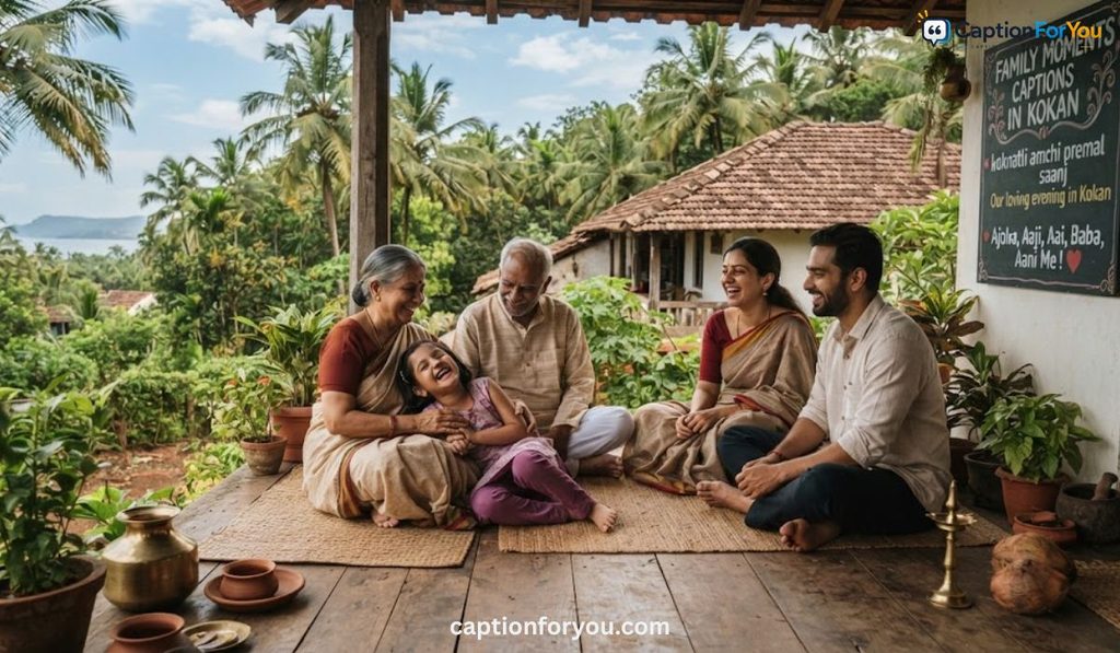 Family Moments Captions in Kokan