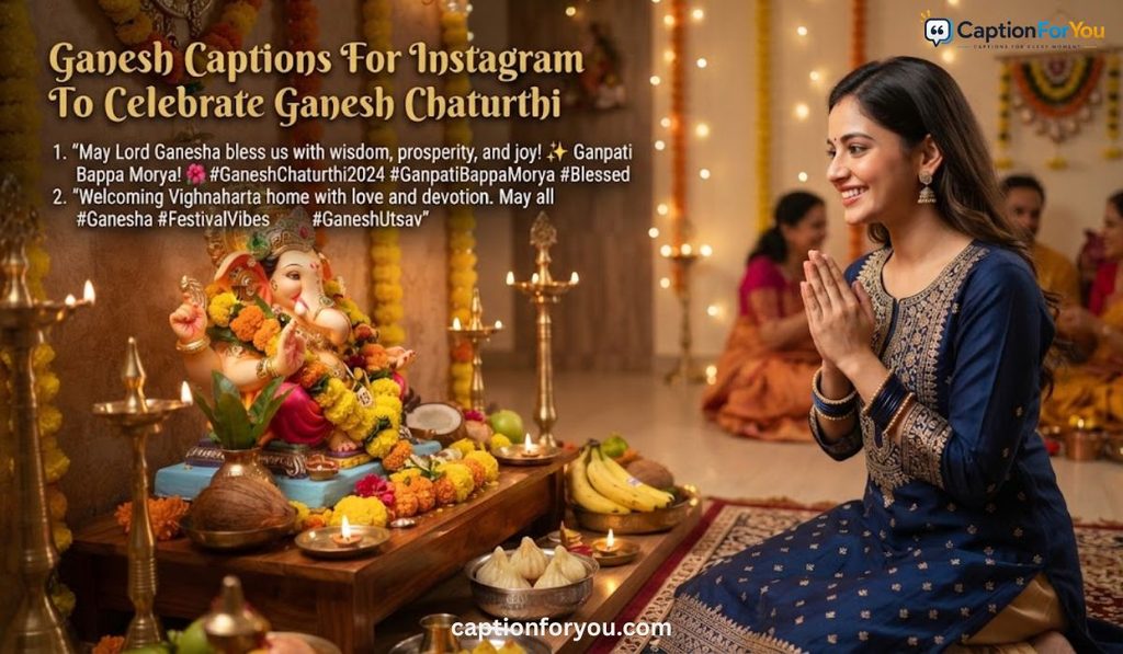 Ganesh Captions For Instagram To Celebrate Ganesh Chaturthi