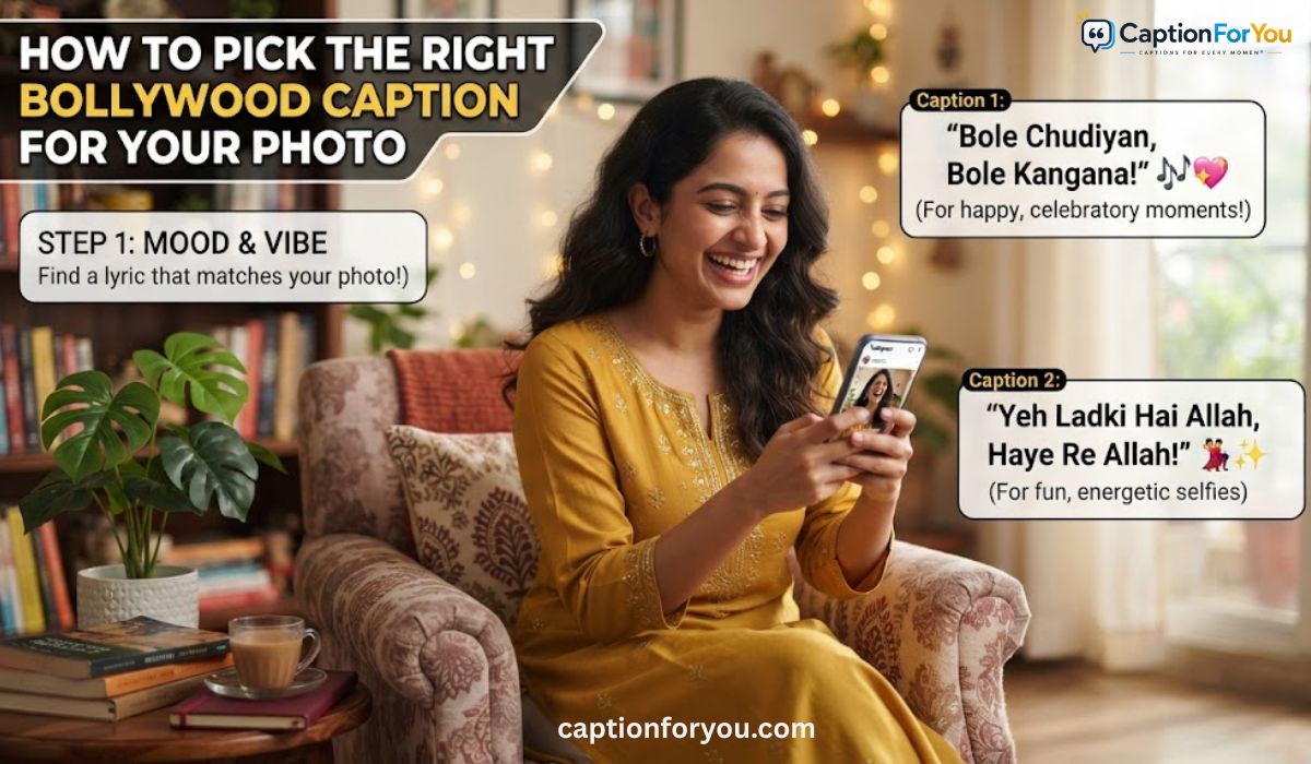 How to Pick the Right Bollywood Caption for Your Photo