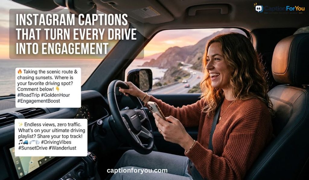 Instagram Captions That Turn Every Drive into Engagement