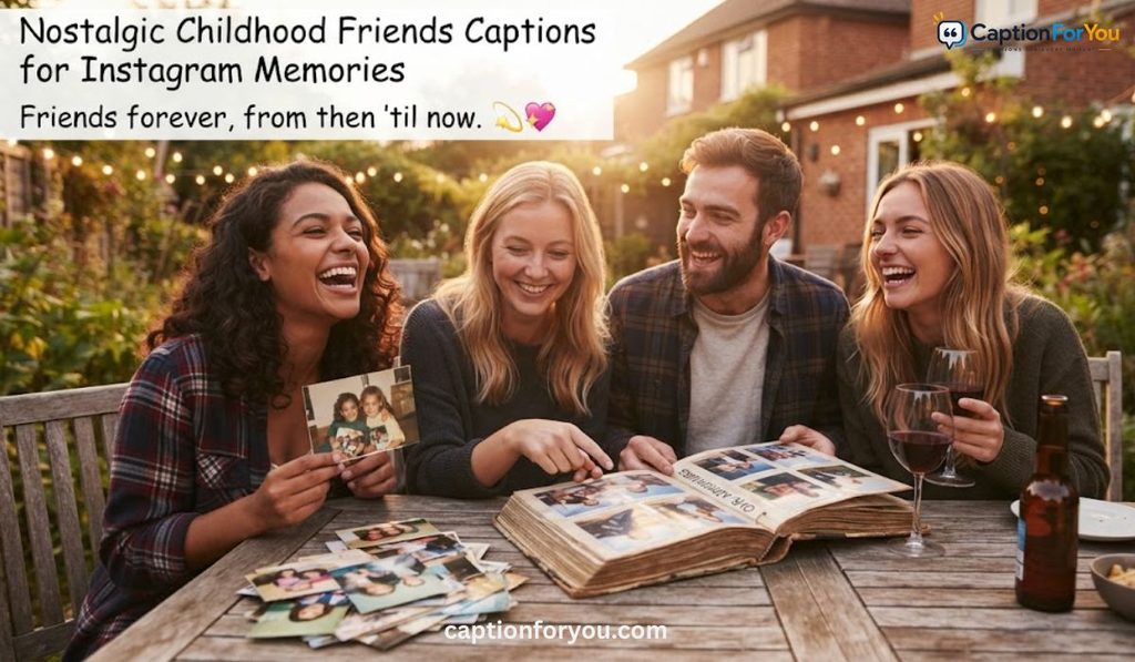 Nostalgic Childhood Friends Captions for Instagram Memories