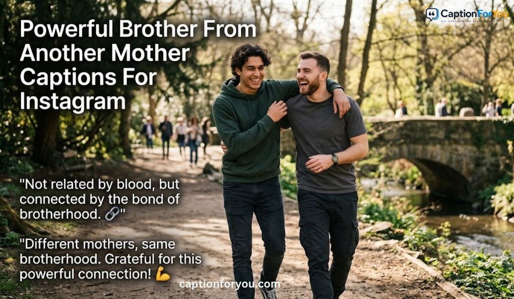 Powerful Brother From Another Mother Captions For Instagram