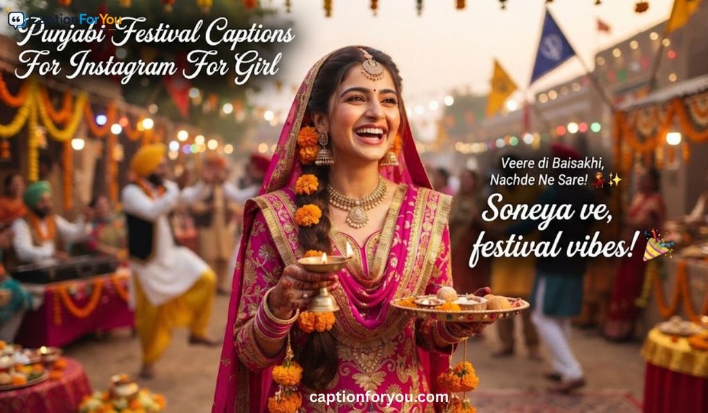 Punjabi Festival Captions For Instagram For Girl
