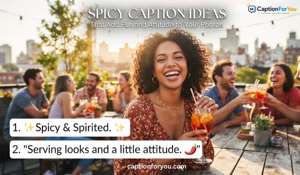 Spicy Caption Ideas That Add Fun and Attitude to Your Photos