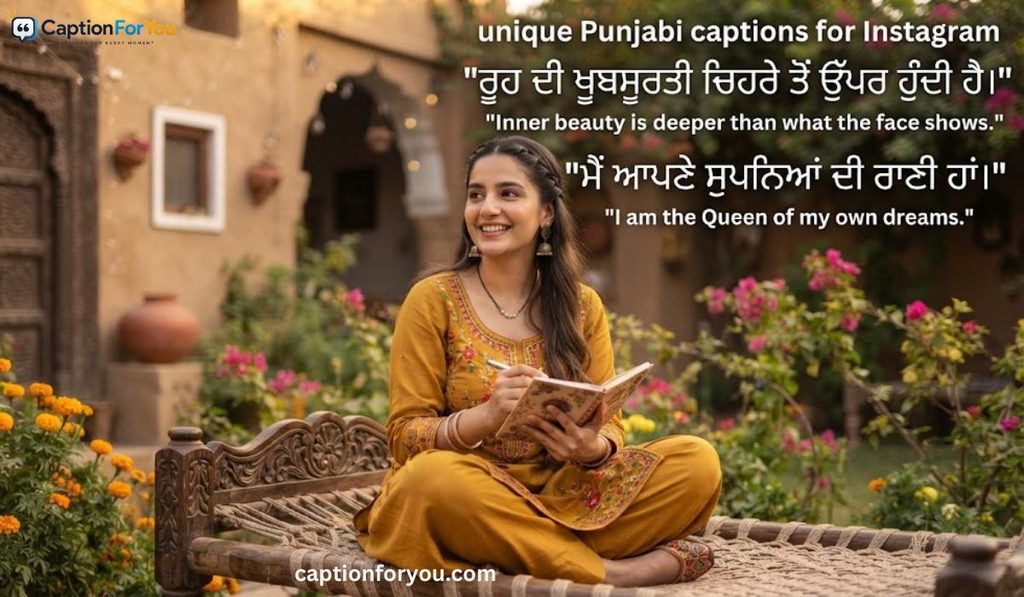 Unique Punjabi Captions For Instagram For Girl with Deep Meaning